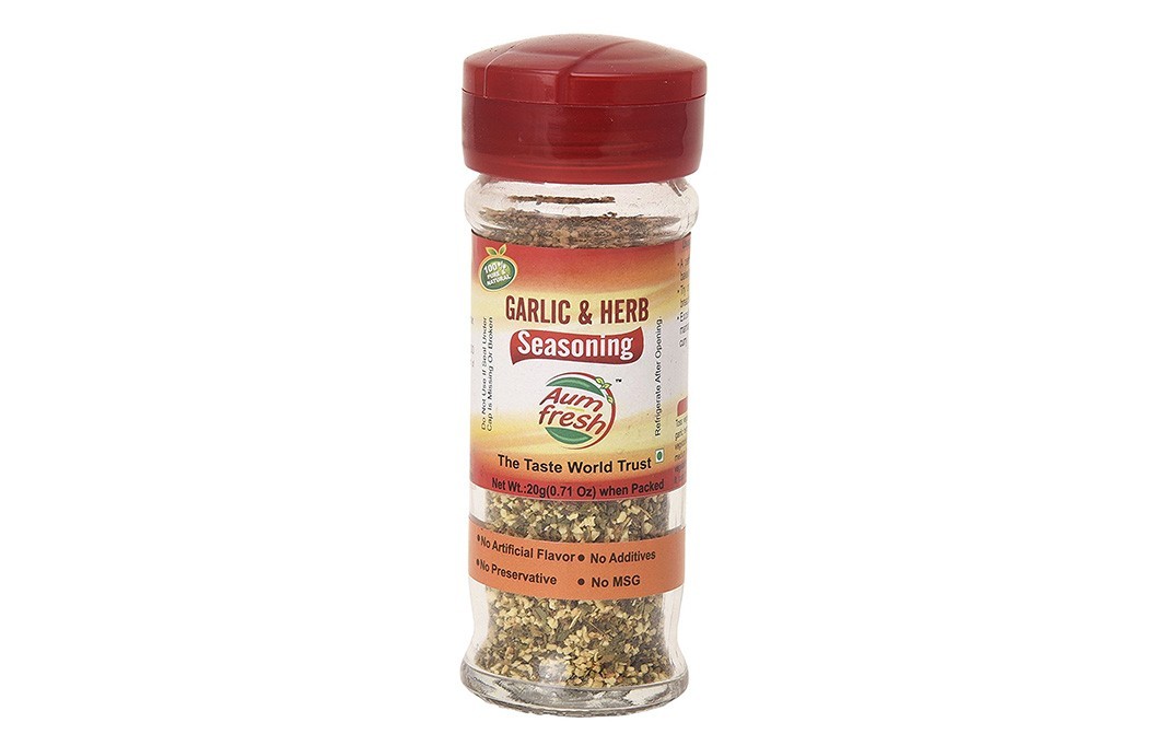 Aum Fresh Garlic & Herb Seasoning    Bottle  20 grams